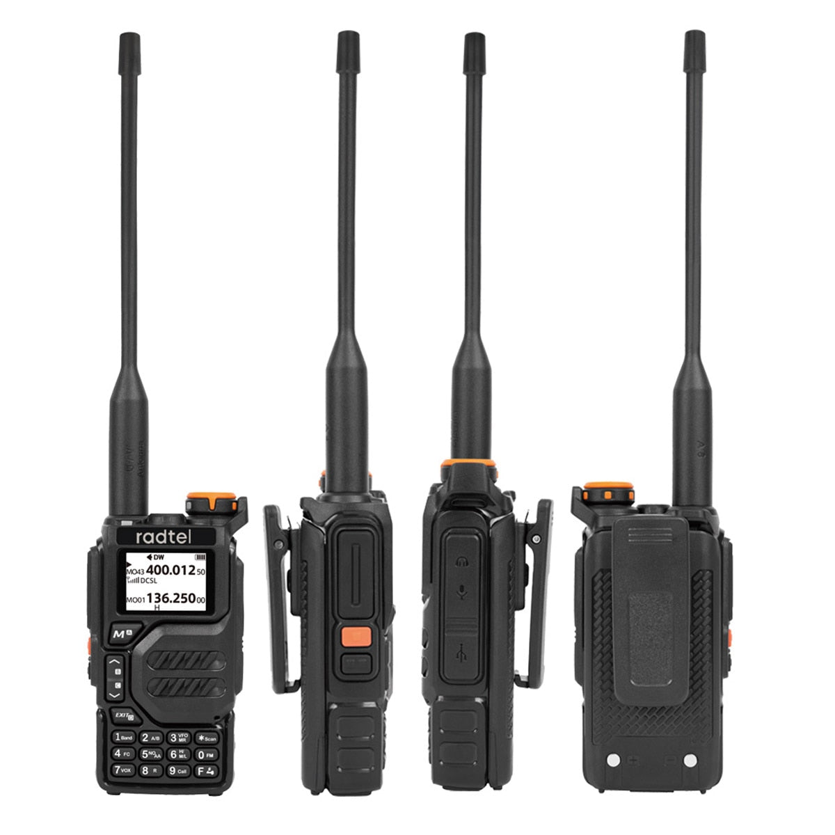 Radtel RT-590 Air Band Walkie Talkie Amateur Ham Radio Station UHF VHF  200CH Full Band HT with NOAA Channel AM Satcom Two Way Radio