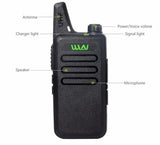 2pcs WLN KD-C1 MINI Handheld Transceiver KD C1 Two Way Radio Ham Communicator Radio Station Mi-Ni Walkie Talkie