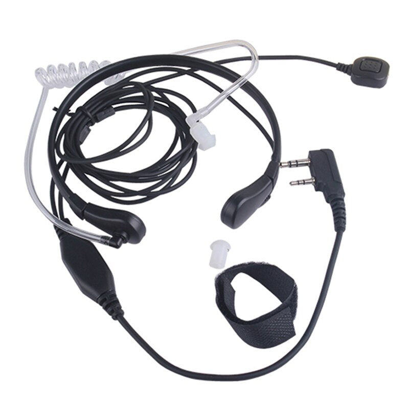 Throat Vibration Microphone For Two Way Radio