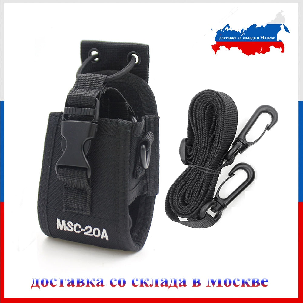 MSC-20A Radio Holder Pouch Case Baofeng Walkie Talkie Two Way Radio Case  Holder
