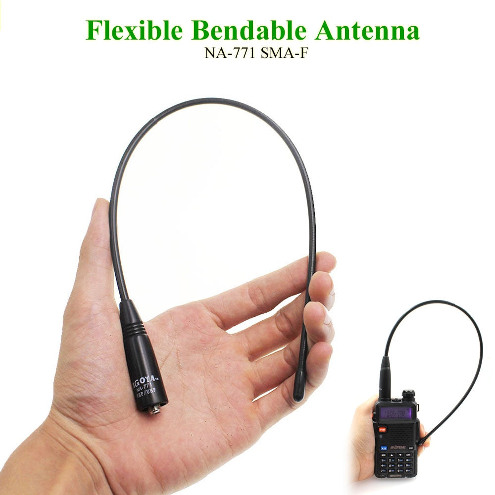 RH-771 Dual Band VHF/UHF BNC Talkie Antenna Radio Portatile per TH-28A RH-771 Dual Band VHF/UHF BNC Talkie Antenna Radio Portatile per TH-28A