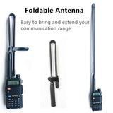 Radtel Dual Band  Walkie Talkie  Antenna 134-176/400-520MHz SMA Female for Radtel RT-470 RT-490 RT-470x RT-470L RT-10 RT12 RT-830 RT-850 RT-890 RT-495 RT-630