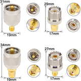 RF connector adapter UHF-SMA  Female male To UHF Male PL259 SO239 Connector RF Coax Coaxial Adapter