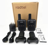 Radtel RT12 PMR/FRS Portable Two Way Radio Communicator Walkie-Talkies for Hotel Business