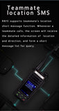 Radtel RN15 Global Free Talking Walkie Talkie 500km Unlimited Range Network Two Way Radio GPS Bluetooth IP67 Position Track