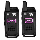 Radtel T-S1 PMR 446 Mini Walkie Talkie 199CH Pocket Sized FRS Two Way Radio Station License Free HT for Hiking Campping Hunting